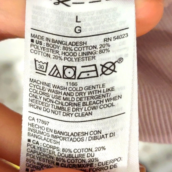 Old Navy Gender-Neutral Pullover Hoodie for Adults The Right Mauve Pink Size L - Picture 2 of 8